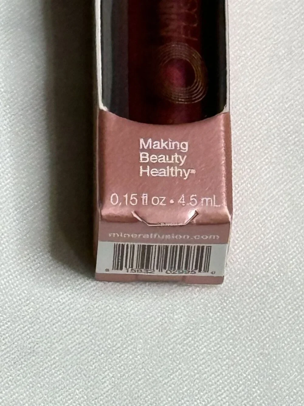 Mineral Fusion Hydro-Shine Lip Gloss Rabida 0.15 oz Vegan Clean Beauty New